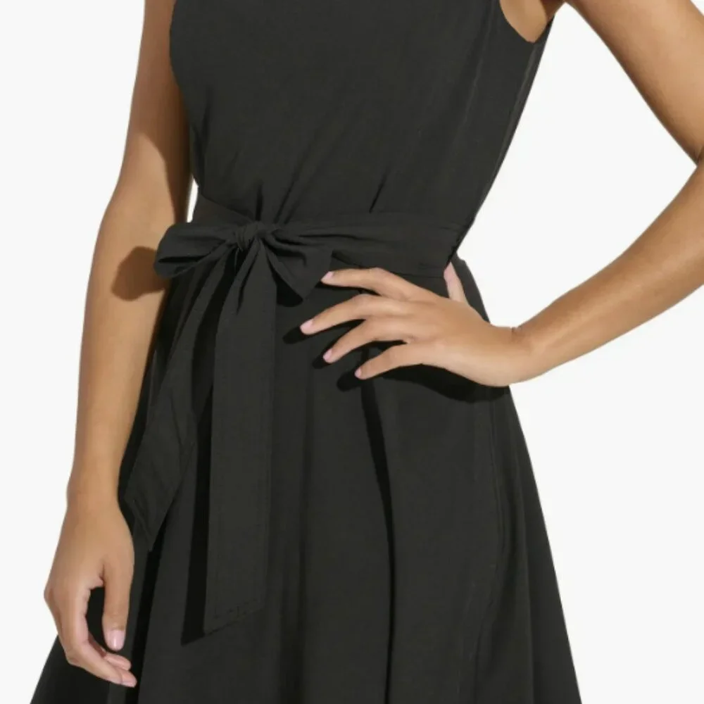 Calvin Klein Commuter V-Neck A-Line Dress - Picture 10 of 10